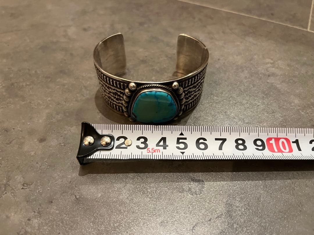 NAVAJOサンシャインリーブス ターコイズ バングル