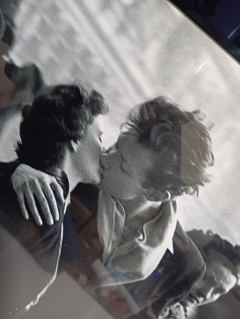 1980's　ロベール ドアノー　フランス製　パリ市庁舎前のキス　ポスター