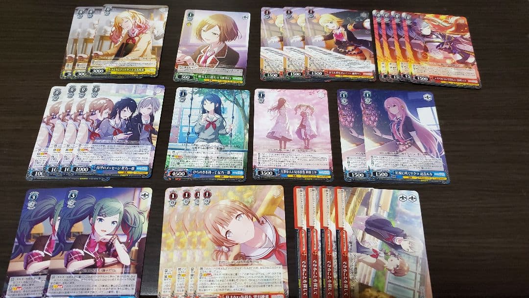 ヴァイスシュヴァルツ　プロセカデッキ2種類+その他デッキパーツセット