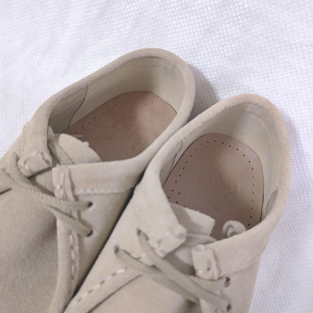 パパスPapasワラビータイプスウェードレザーブーツシューズ40Mサンドベージュ