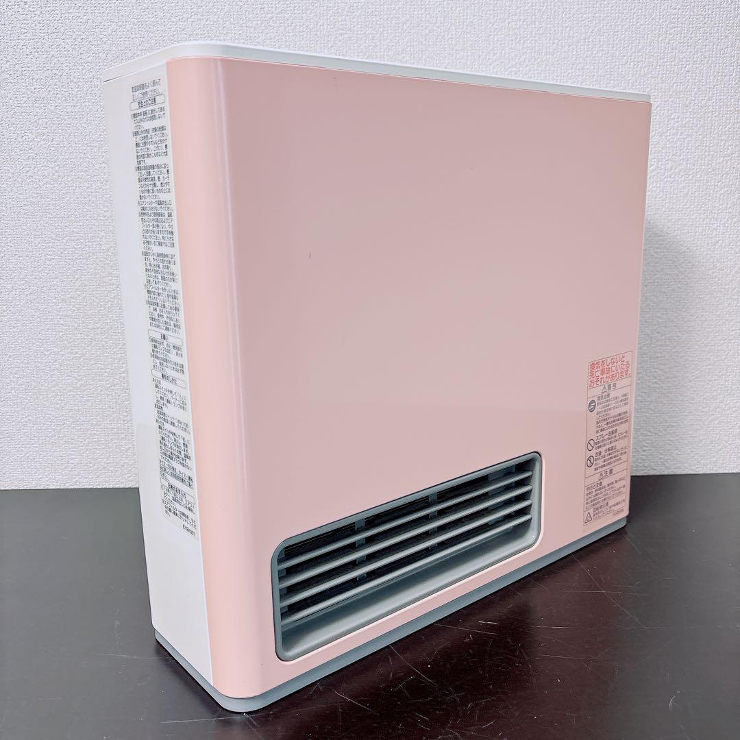 希少カラー美品 ノーリツ ガスファンヒーター ピンク 都市ガス 東京ガス7〜9畳