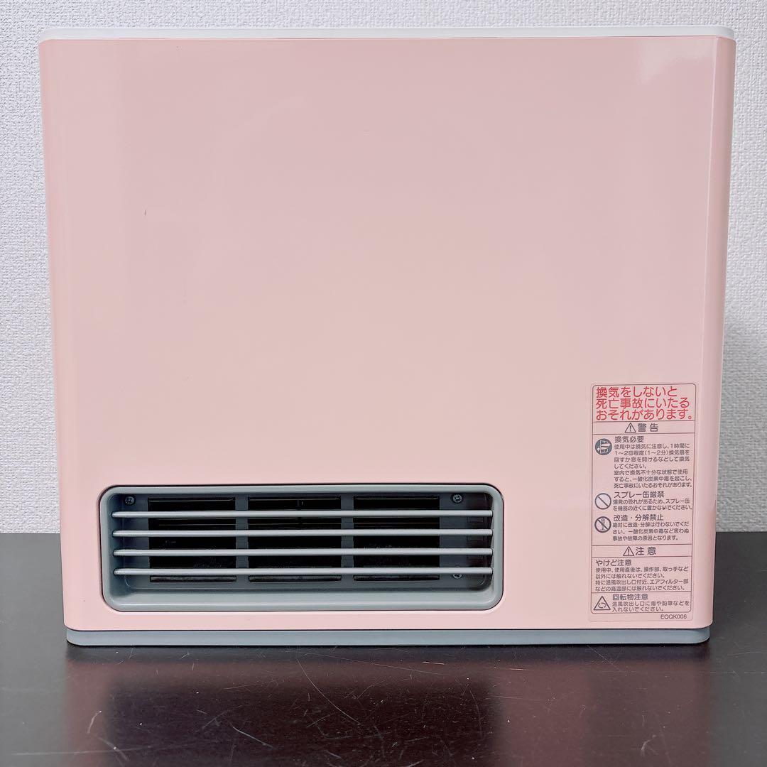 希少カラー美品 ノーリツ ガスファンヒーター ピンク 都市ガス 東京ガス7〜9畳