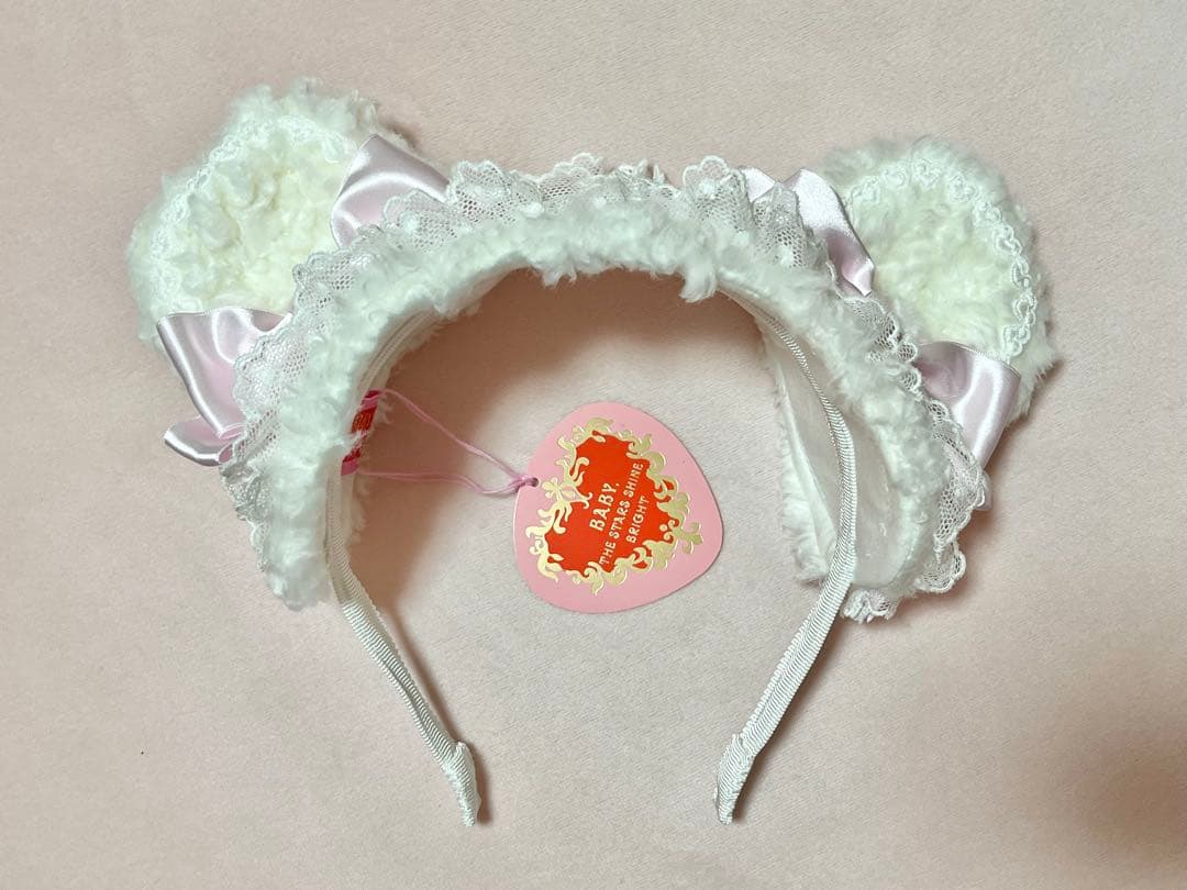 【新品】BABY くみゃちゃんのふわふわくみゃみみファーカチューシャ