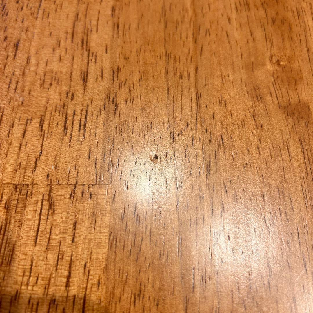 KANADEMONO ラウンドテーブル　直径65cm 3本脚　天板ブラウン