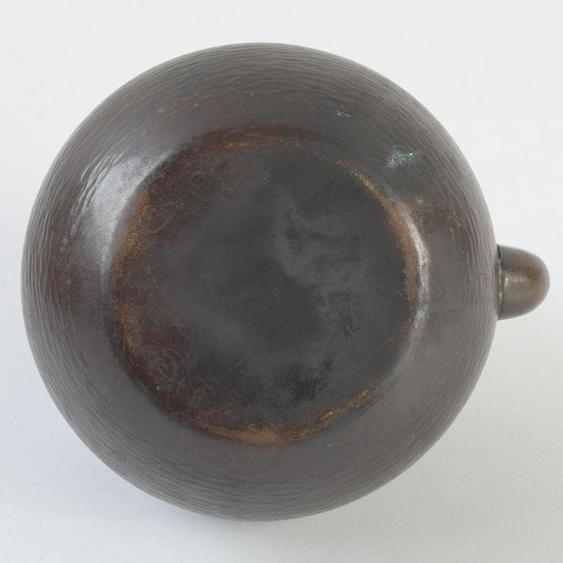 煎茶道具　銅製　杉目　湯沸　薬缶　合わせ箱　V　9477