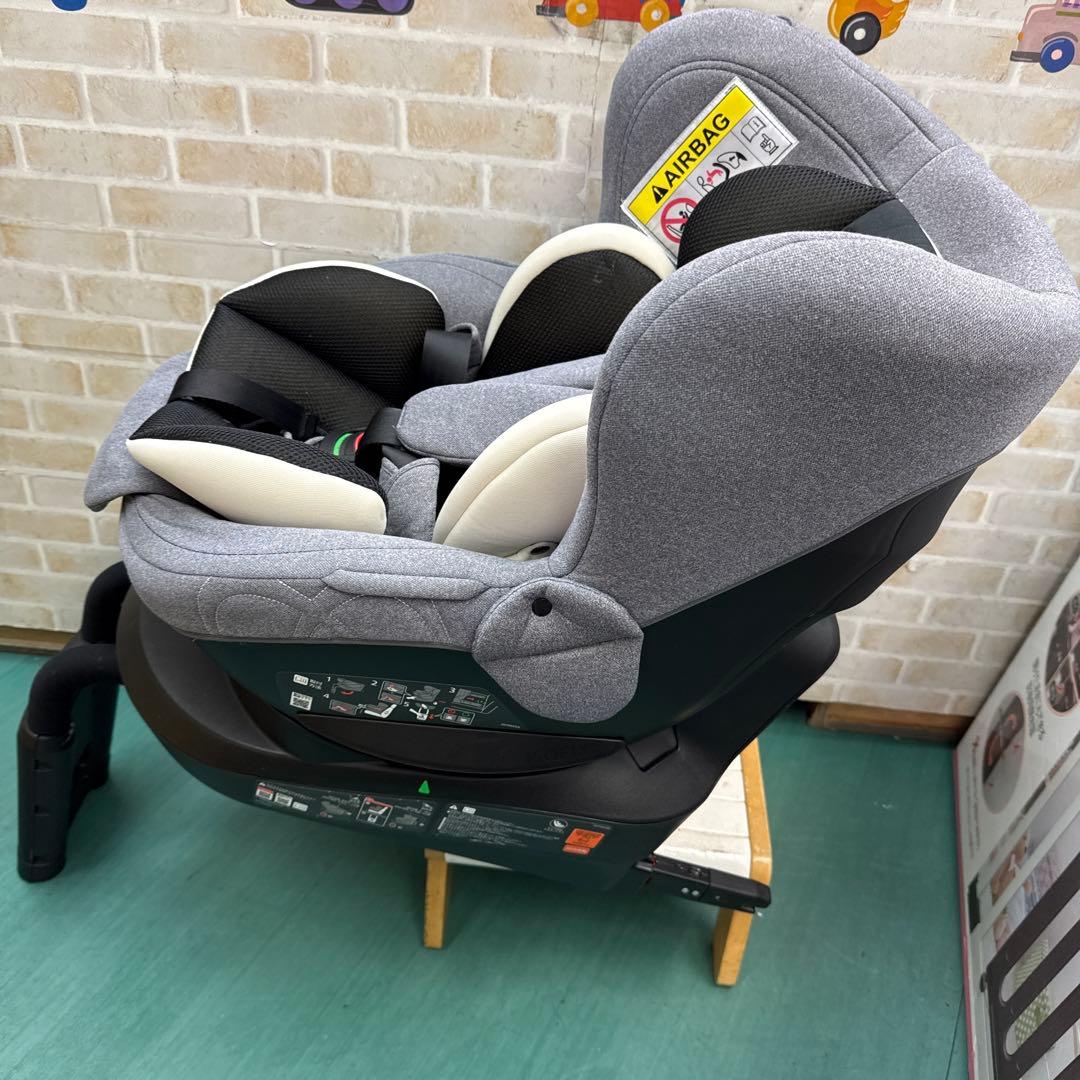 エールべべisofix チャイルドシート クルット4i 回転式　新生児から