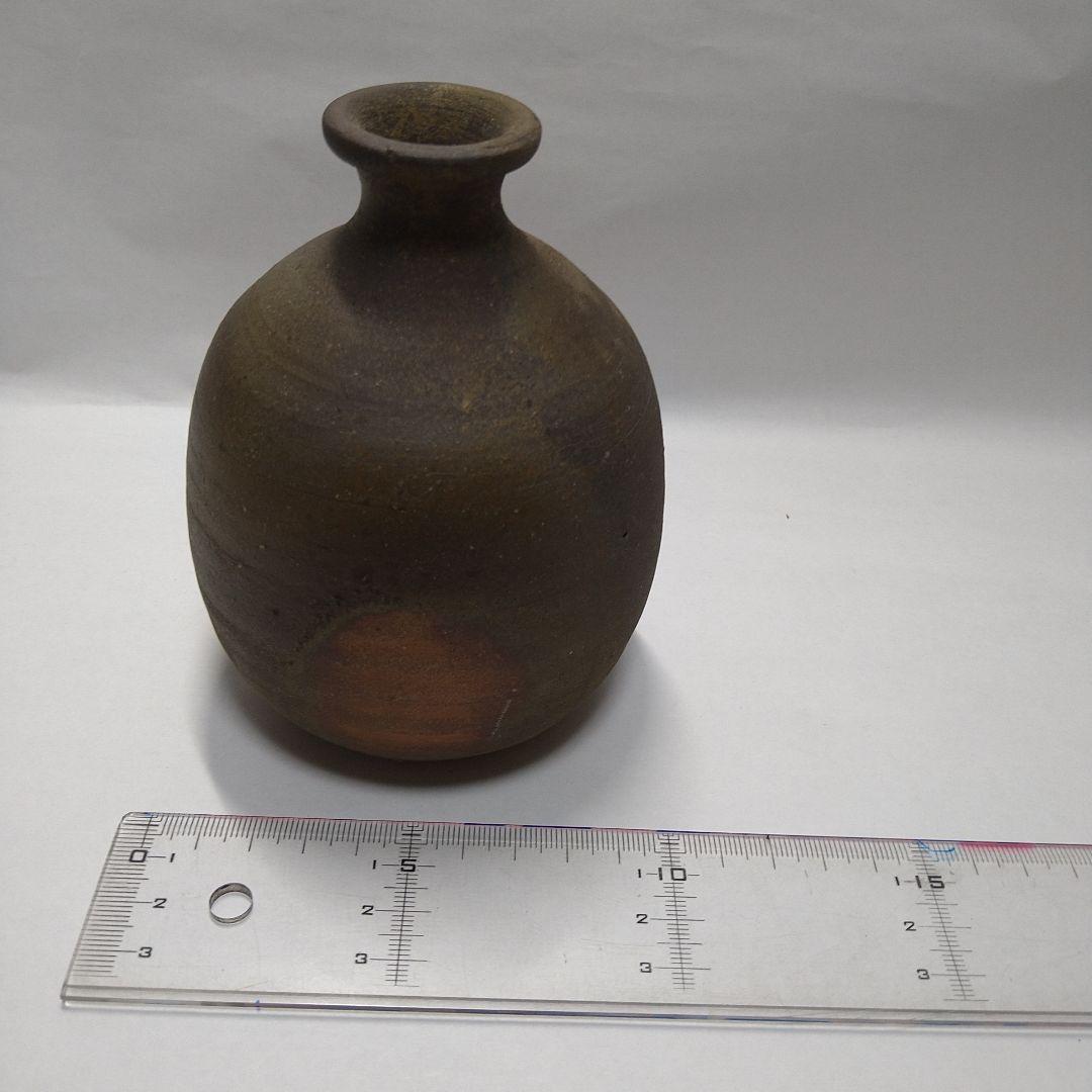 藤原雄　備前焼　徳利　３客