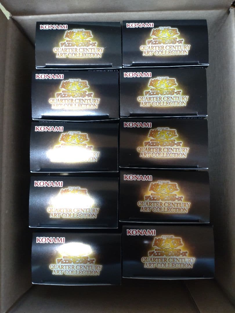 遊戯王 クォーターセンチュリーアートコレクション　シュリンクなし　10BOX