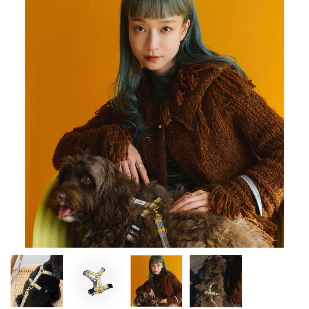 citron 犬用ハーネス グレー・チェックハーネスセット Matthew