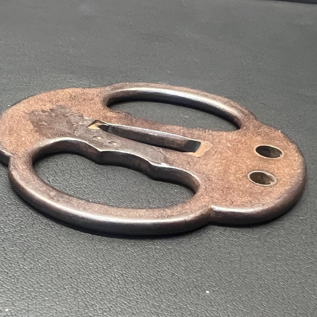 〇Bb左1194 日本刀 鍔 刀装具 金入