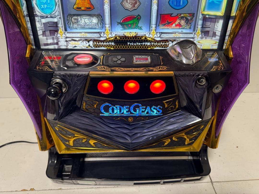 パチスロ 実機 コードギアス 反逆のルルーシュ R2 ZX