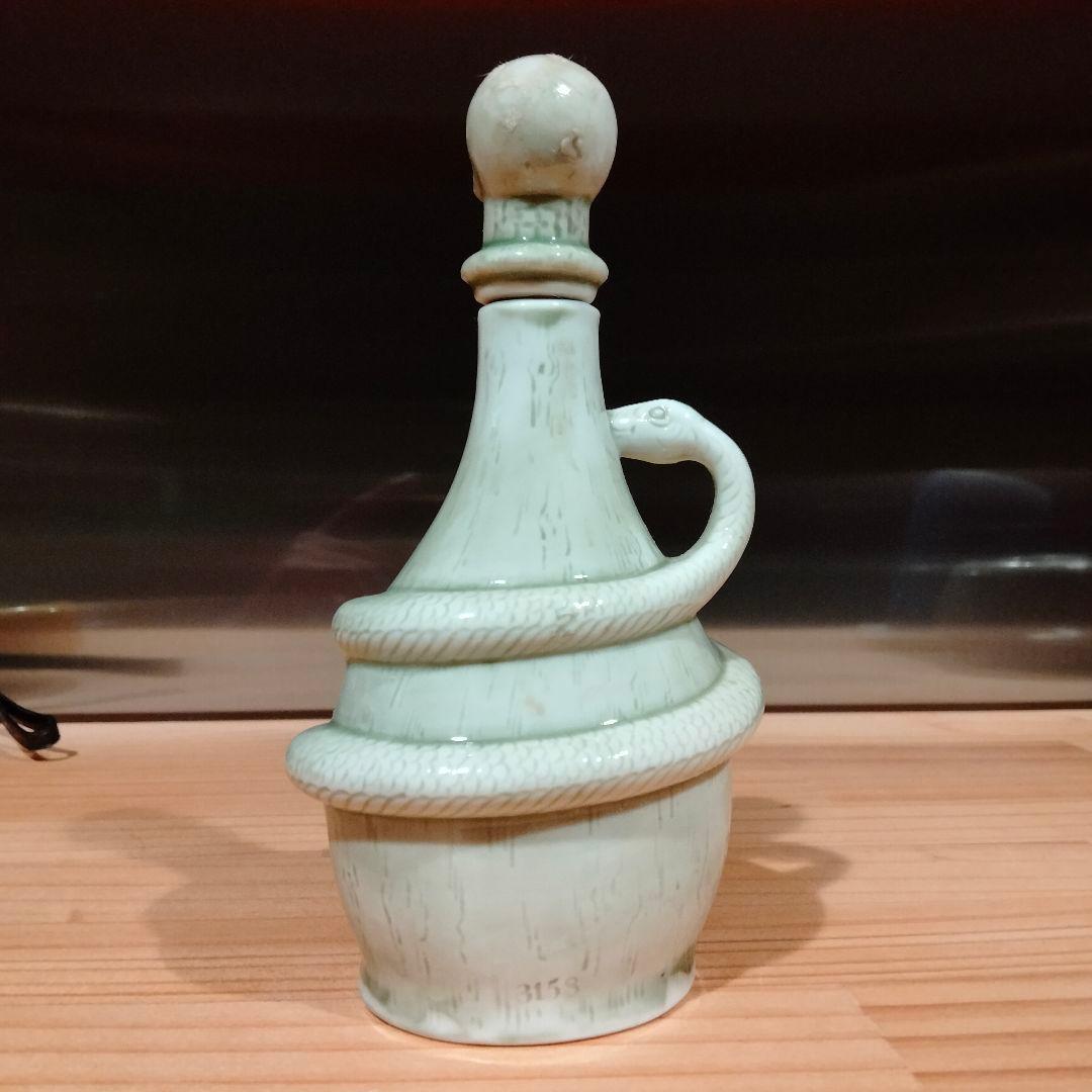 アンティーク 20s 30s スカル ドクロ 蛇 デカンタ ビンテージ ポイズン