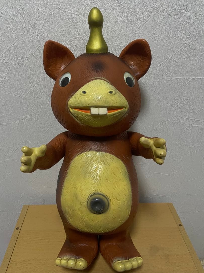 快獣ブースカ　イヌクマ　ジャイアントサイズ　ソフビ