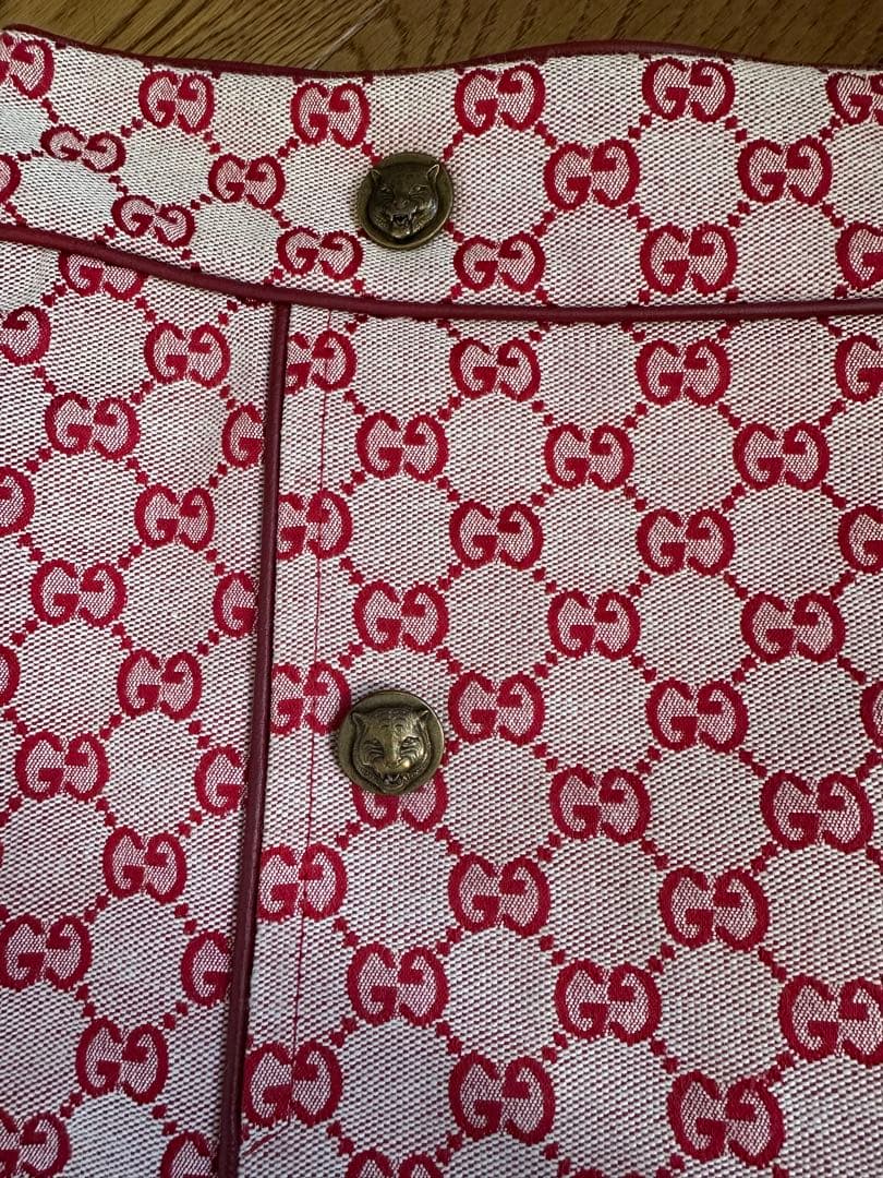 Gucci GG柄キャンバスAラインスカート