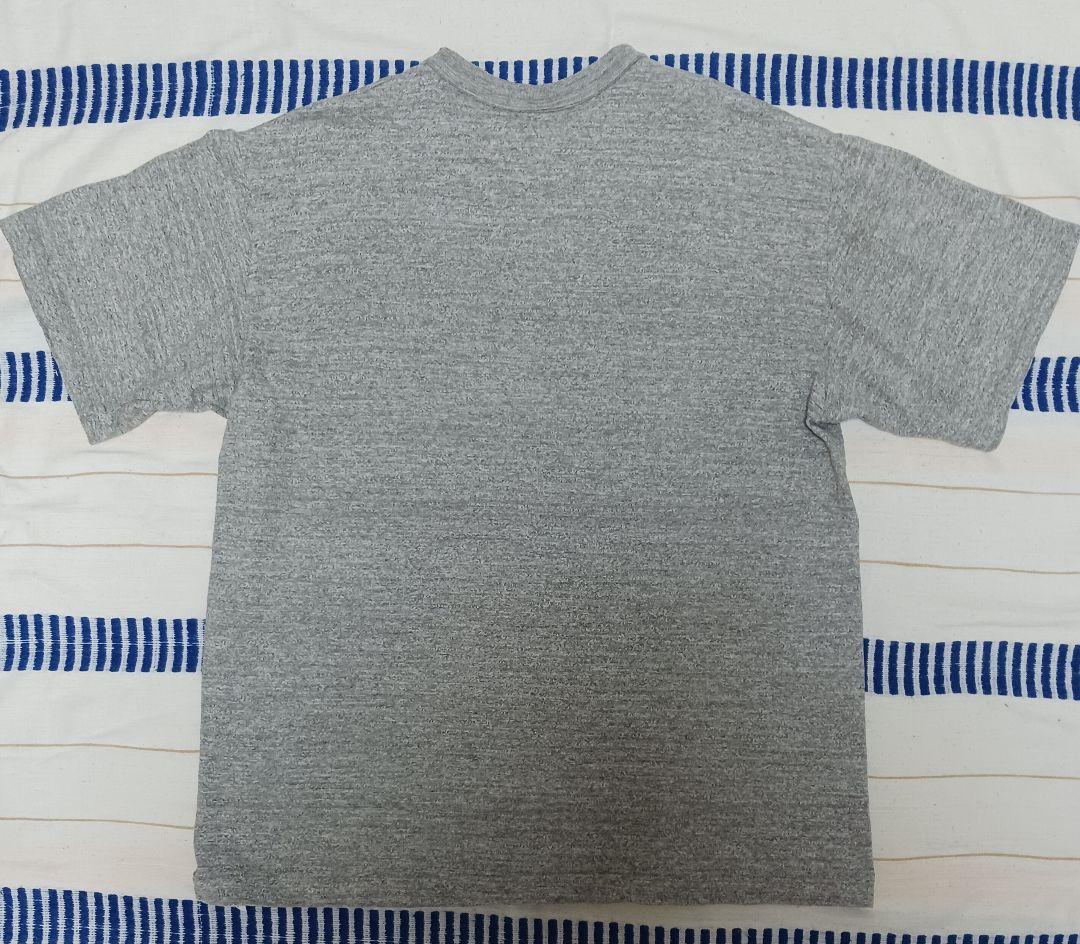 （グレー）WAREHOUSE × BEAMS PLUS　別注プリントT