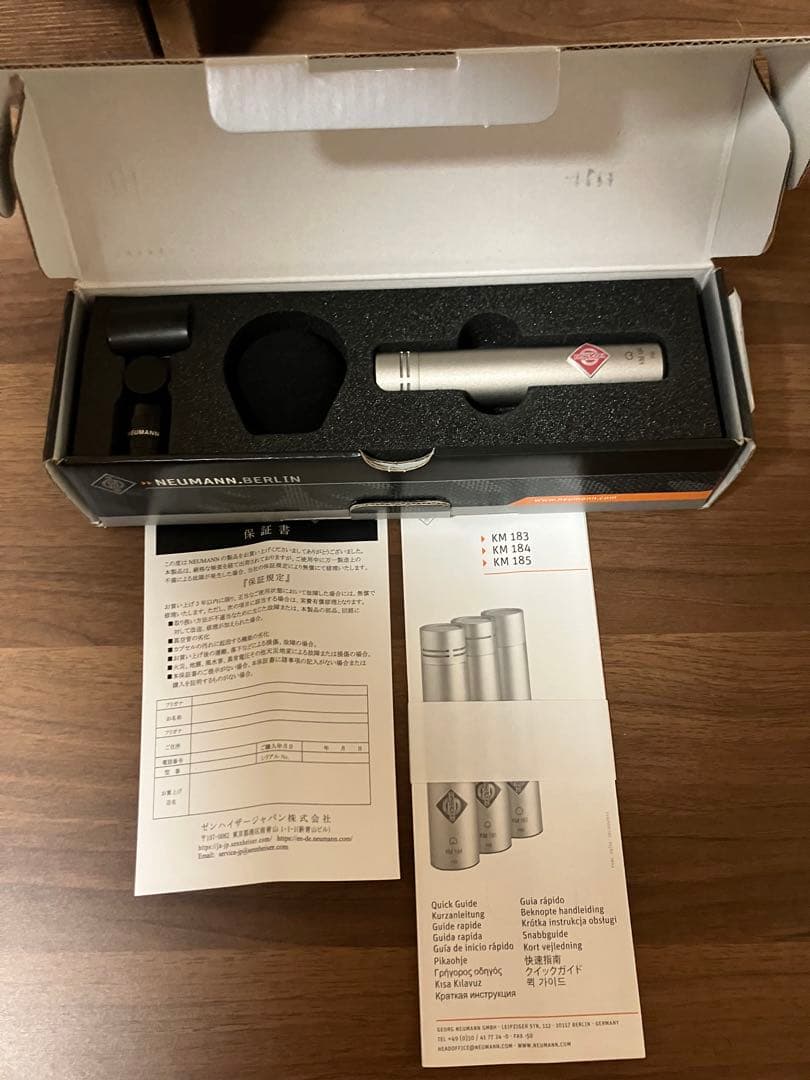 【美品】NEUMANN KM184 コンデンサーマイク