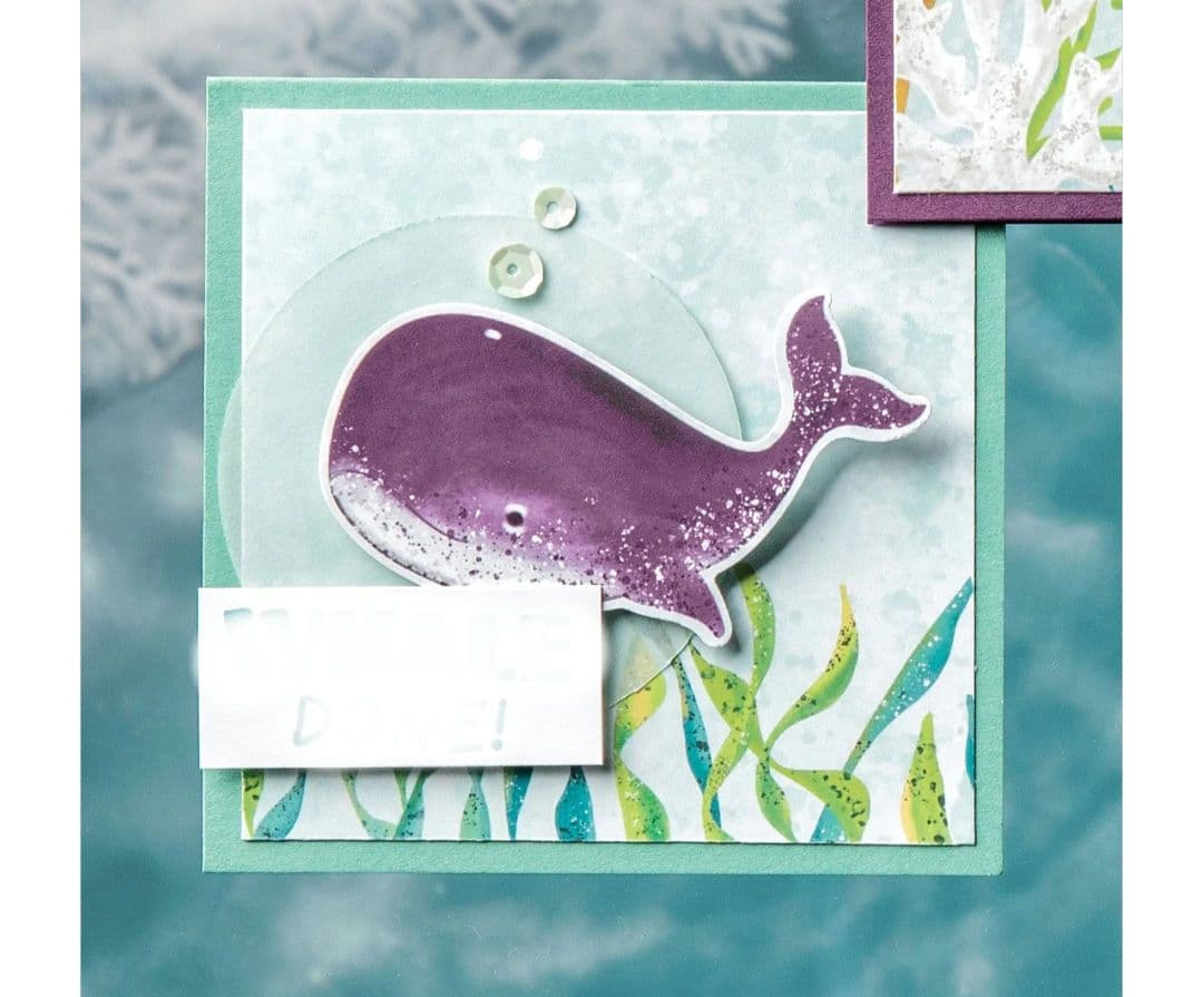 再値下げ！未使用　くじらパンチ＆スタンプ　スタンピンアップ