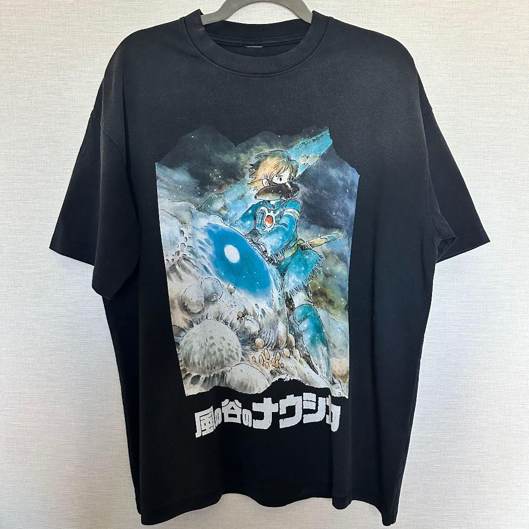 f*.様 風の谷のナウシカ ジブリ Tシャツ 黒 XL 海外限定