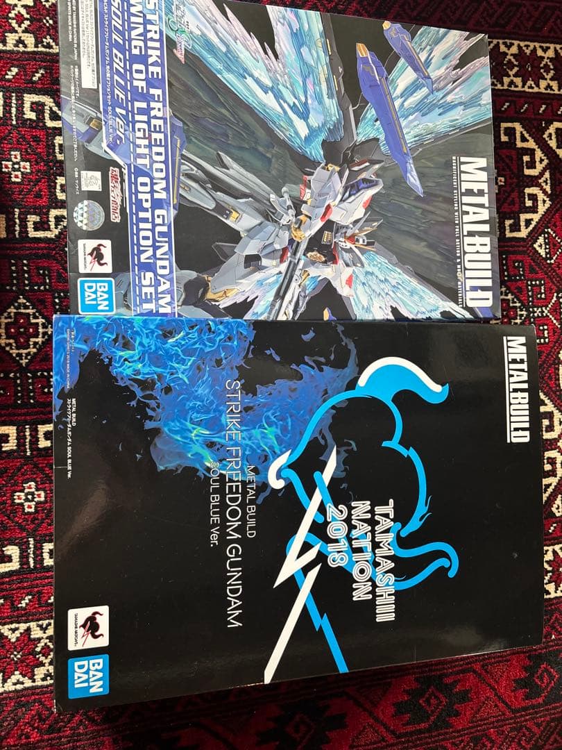 メタルビルド　ストライクフリーダム+光の翼 SOUL BLUE セット　欠品あり