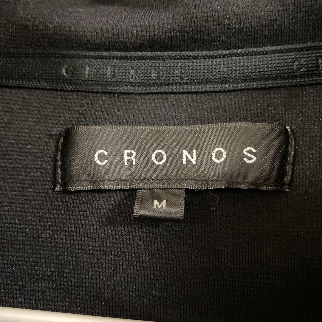 CRONOS フード付きパーカー M 黒