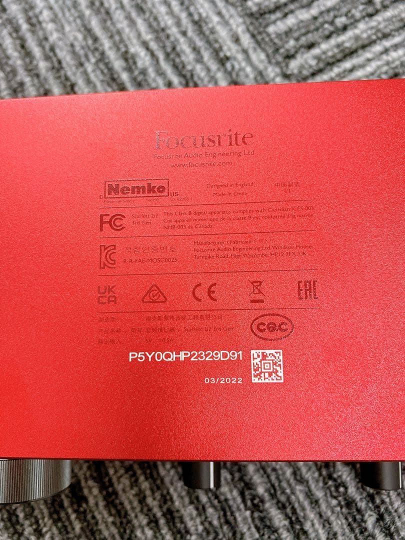 。Focusrite Scarlett Solo Studio Pack