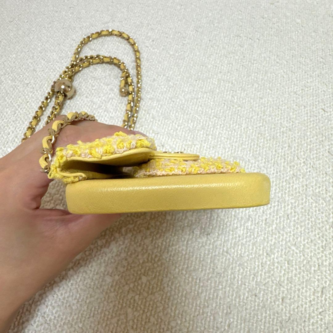 CHANEL♡シャネル♡スマホケース♡ツイード♡