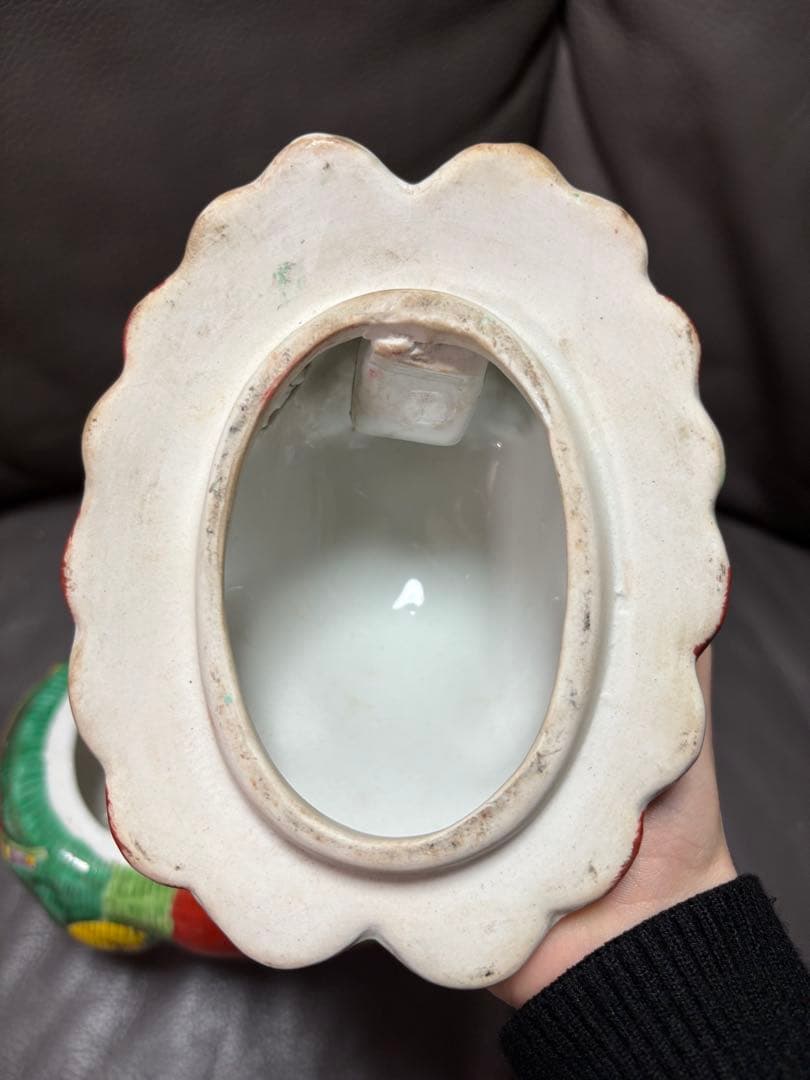 獅子　蓋付き香炉　香炉　置物