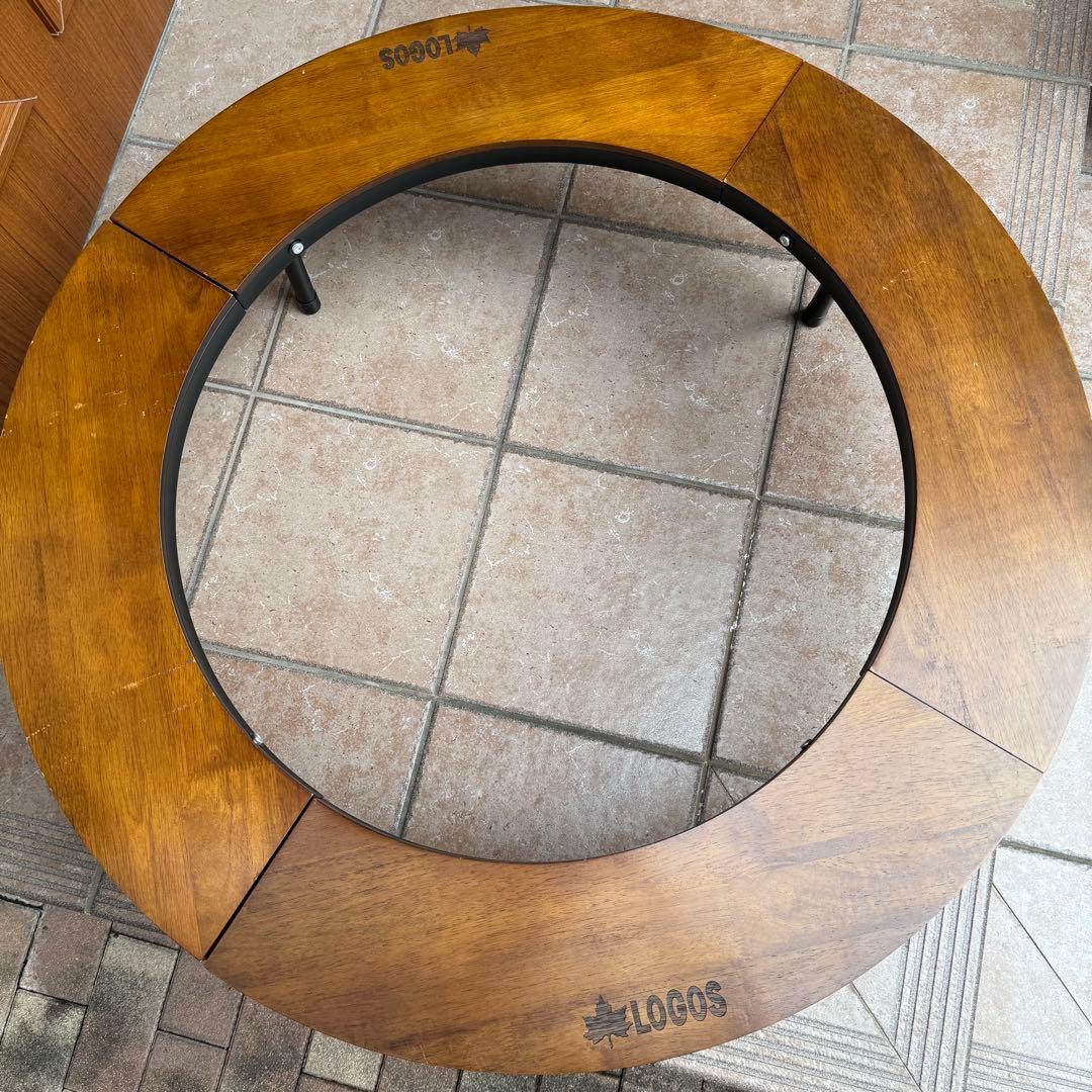 ロゴス LOGOS アイアンウッド囲炉裏サークルテーブルL