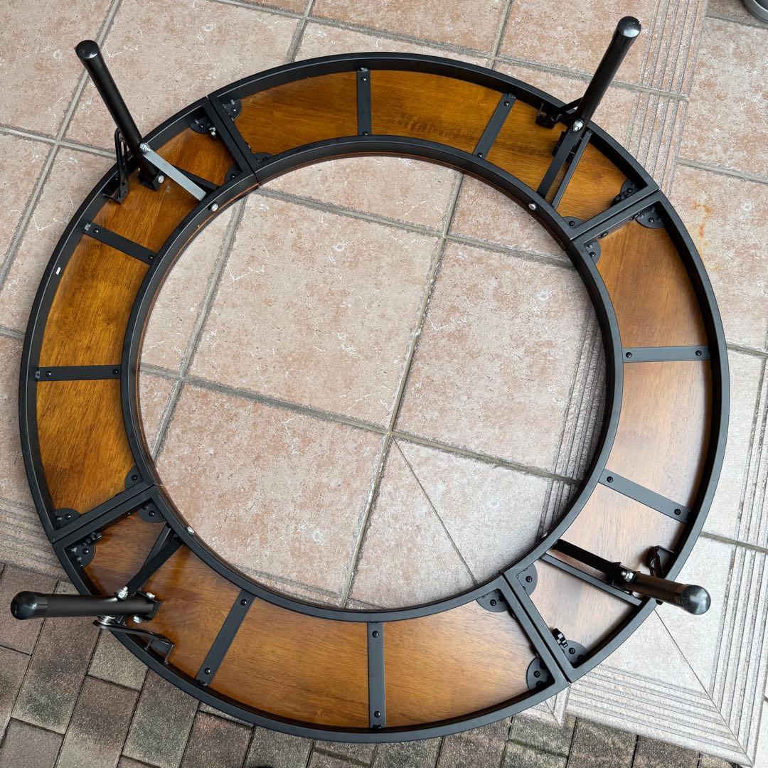 ロゴス LOGOS アイアンウッド囲炉裏サークルテーブルL