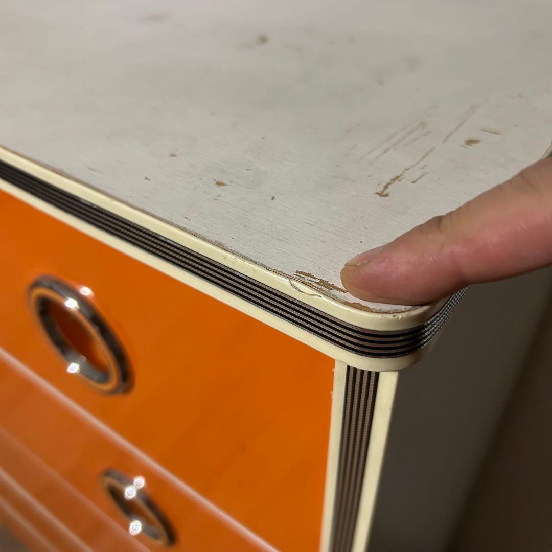 【オレンジ】レトロポップなタンス