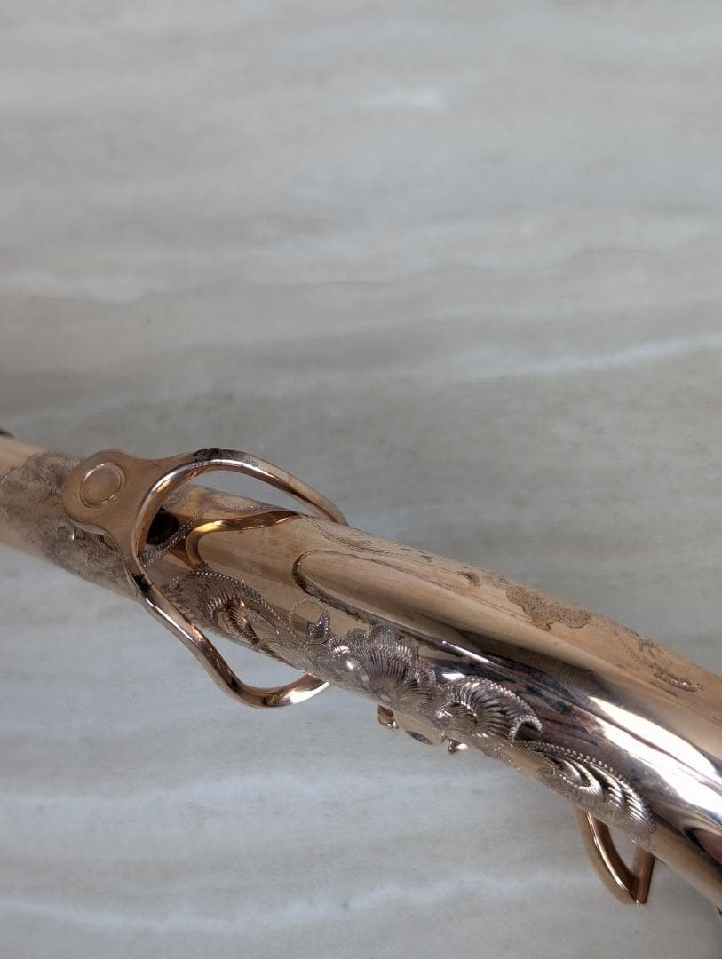 サックス　ネック　SOLID　SILVER　GOLD.P　ゴールドピンク　パーツ