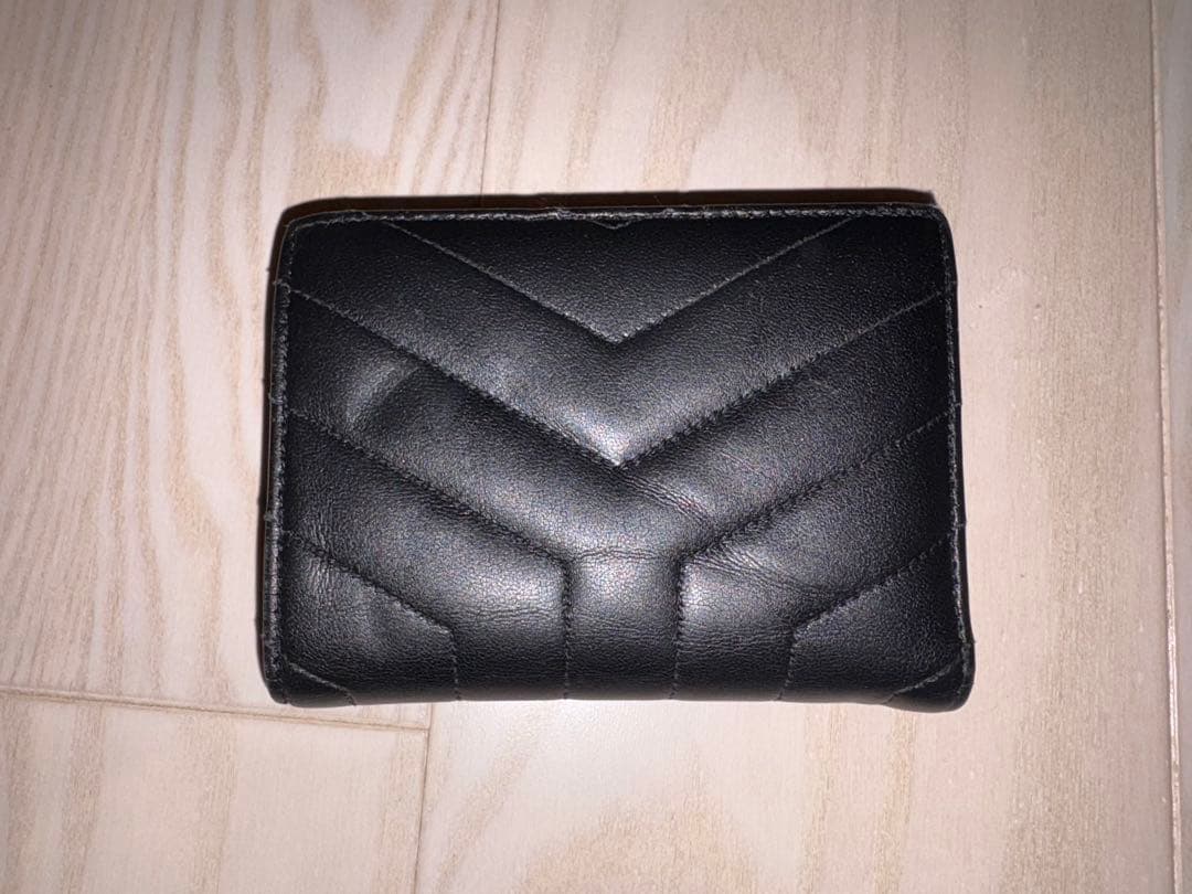 【正規店購入】SAINT LAURENT ブラック 二つ折り財布