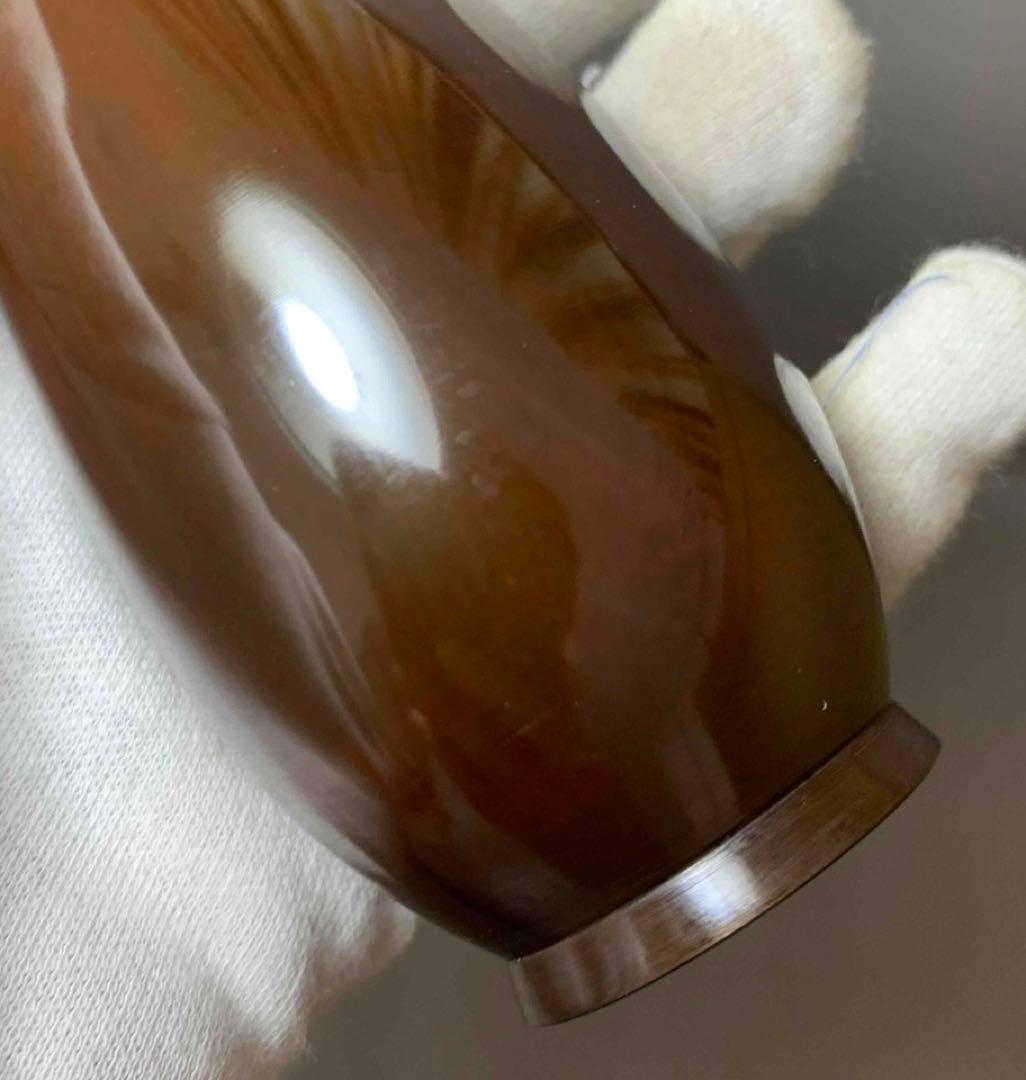 茶道具　鶴の絵　花入　竹影堂