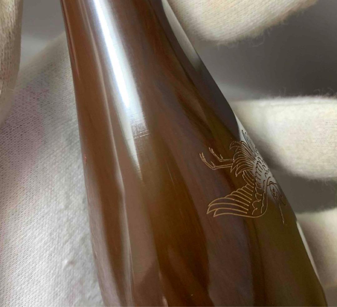 茶道具　鶴の絵　花入　竹影堂