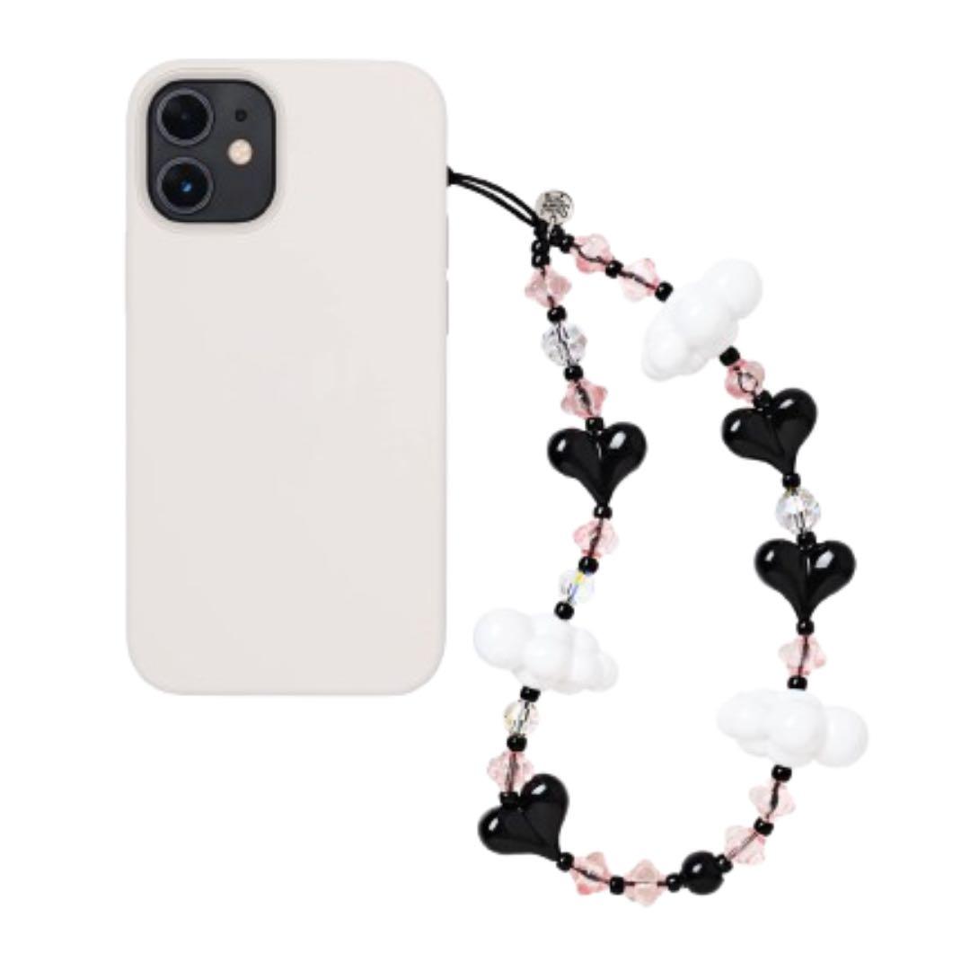 ストリングティング Osaka kawaii ハート 雲 ブラック