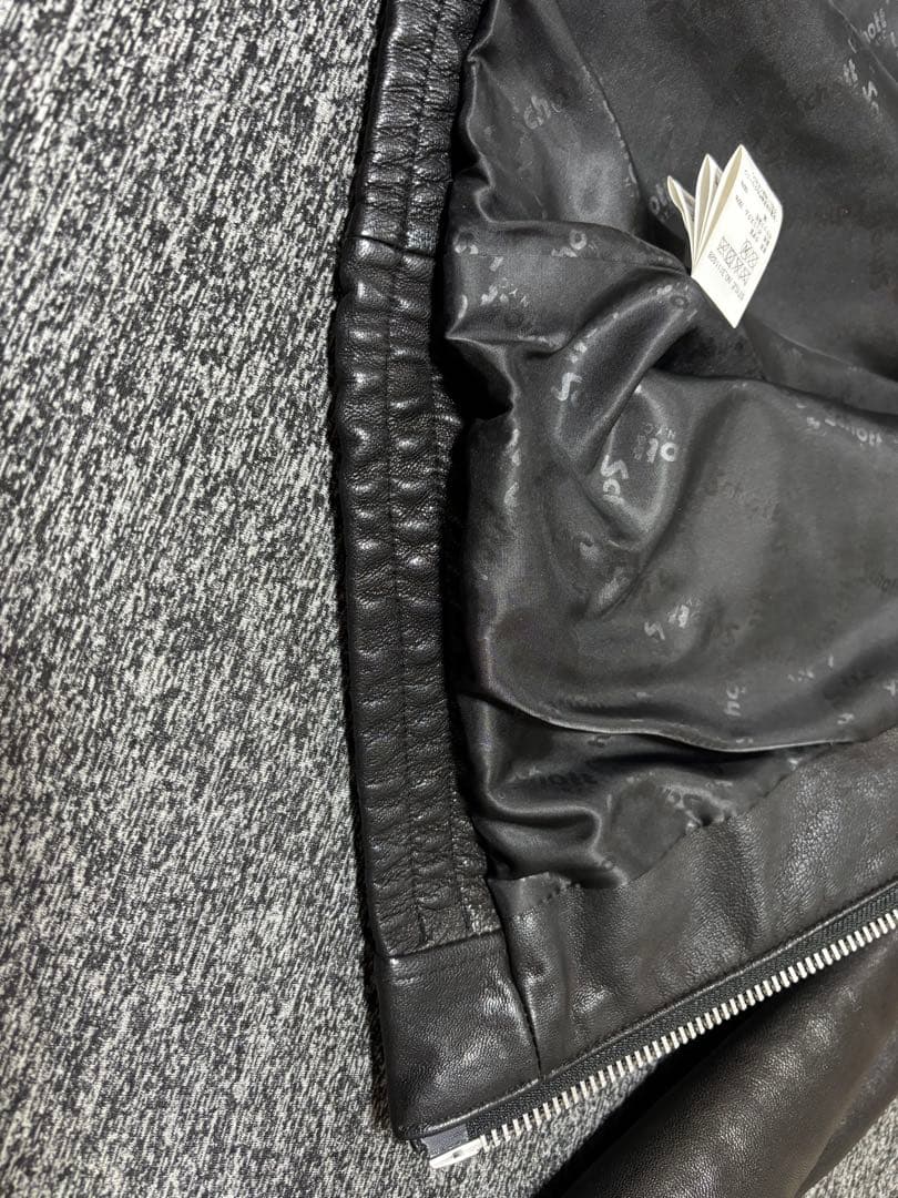 ※ウメ吉【美品】Schott No.3111028 ゴートレザー ブラック