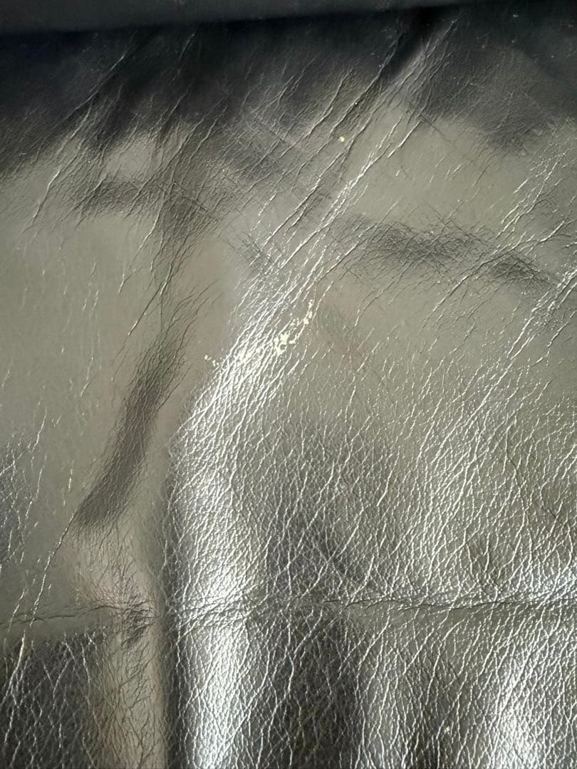 CIBONE ROBELE SOFA 3P 本革 黒 ソファ 使用感あり　送料込