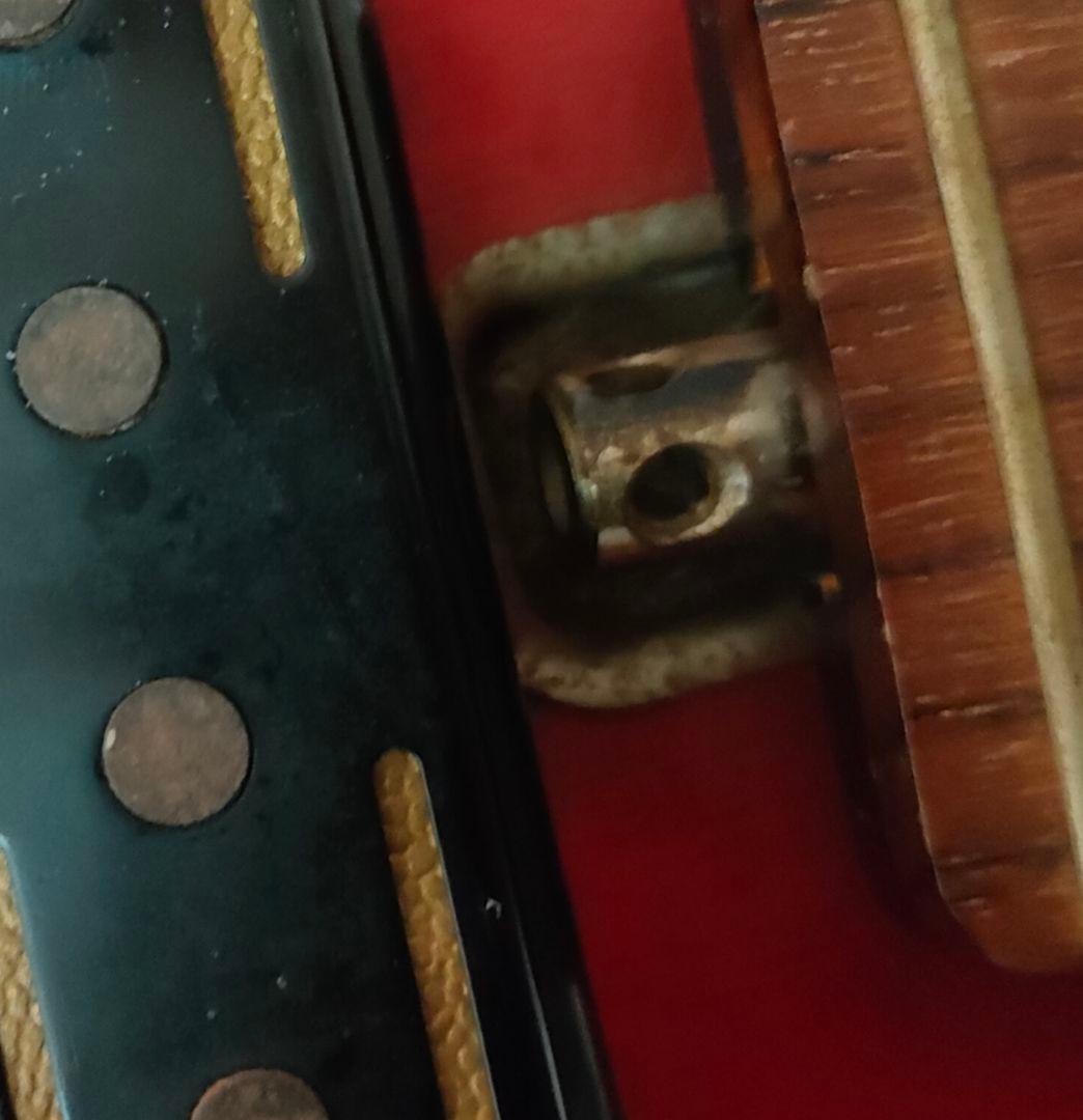 【ジャンク品】Teisco BA-2 セミアコースティックエレキベース レッド