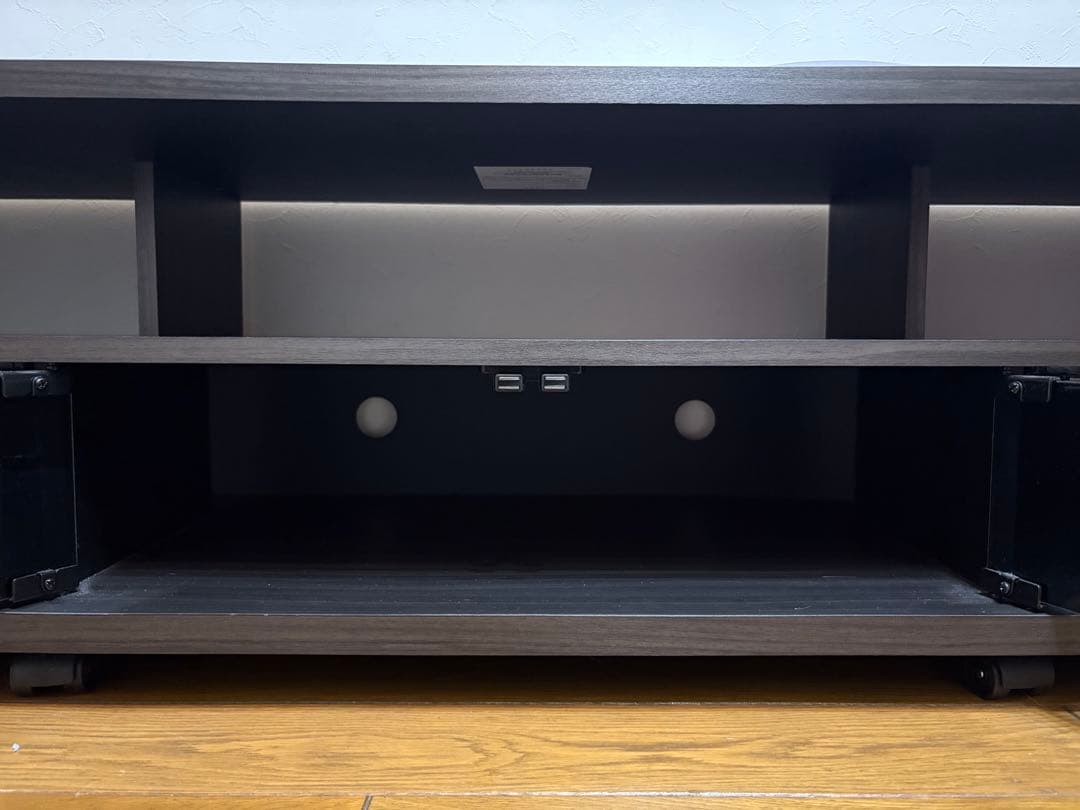 朝日木材加工 テレビ台 140㎝ アッシュグレー AS-EE1400