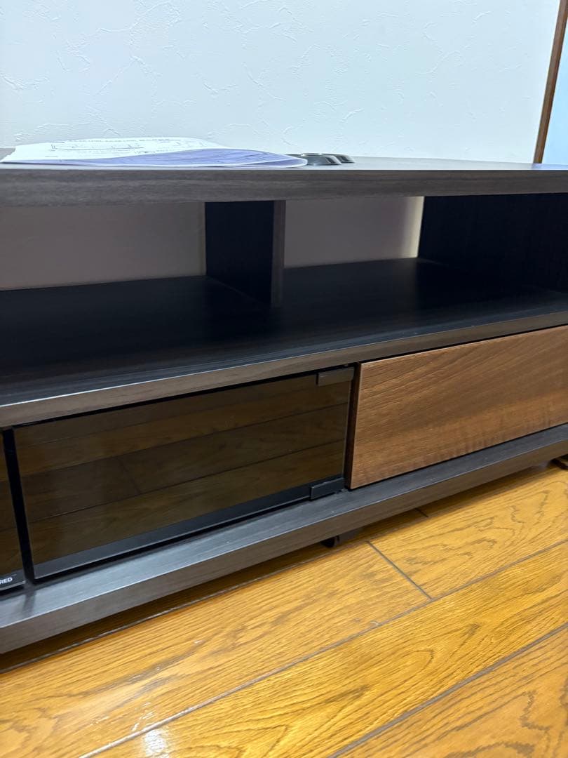 朝日木材加工 テレビ台 140㎝ アッシュグレー AS-EE1400