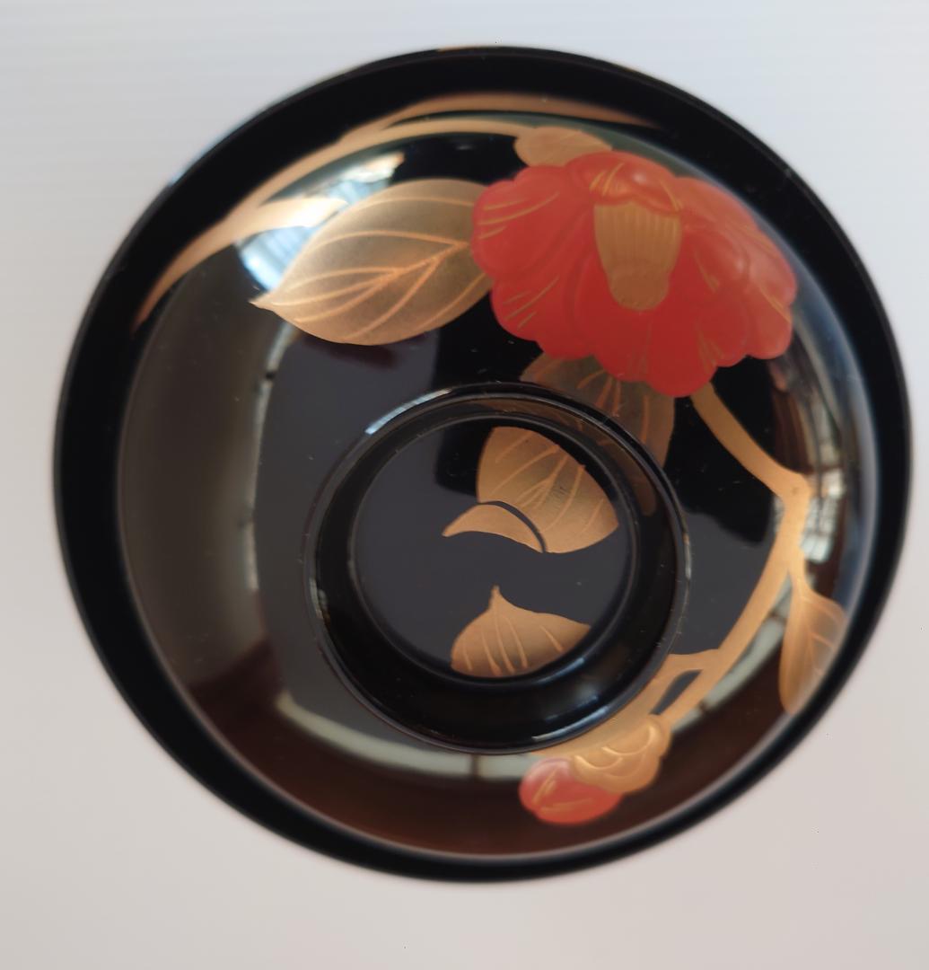 【メル96644】越前塗　吸物椀　一美作（５セット）