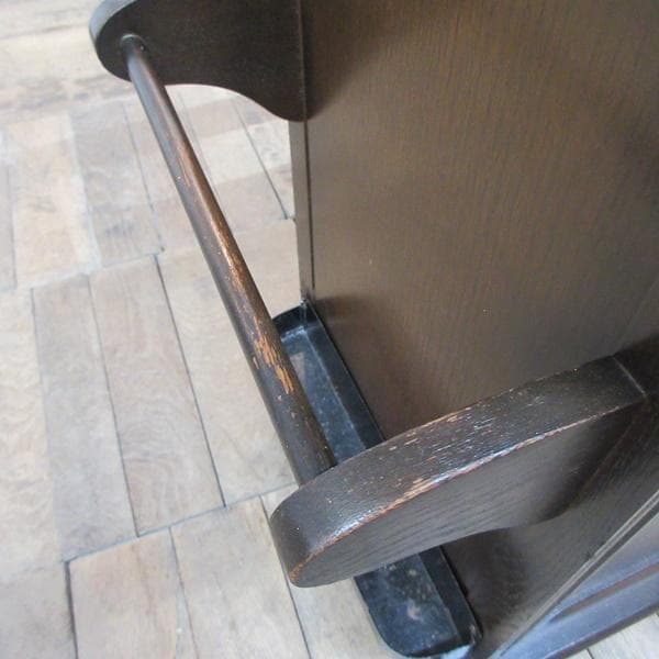 イギリス アンティーク 家具 テレフォンベンチ サイドテーブル 収納 6931d