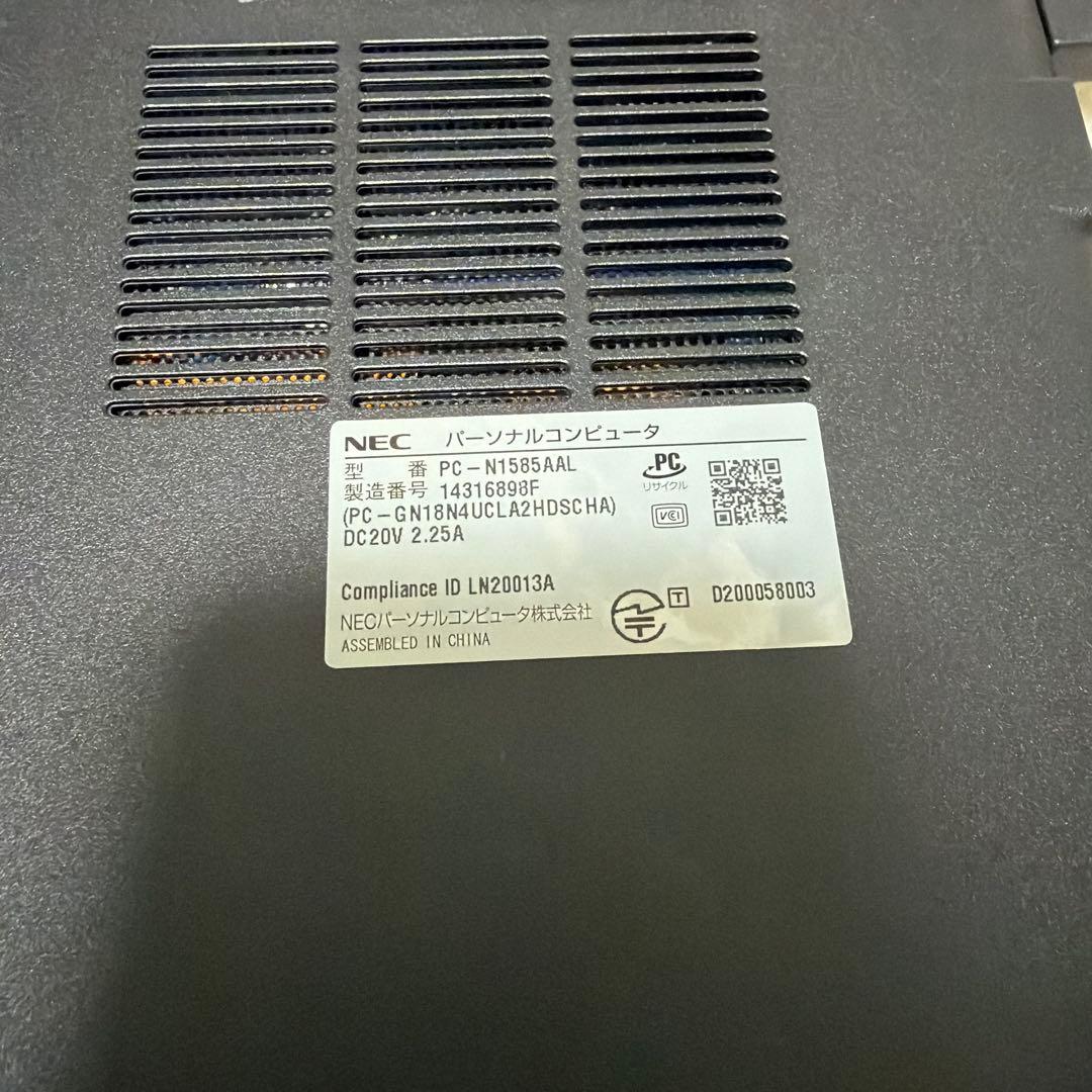 Windowsノート本体 LAVIE N1585AAL NEC 16GB 1TB