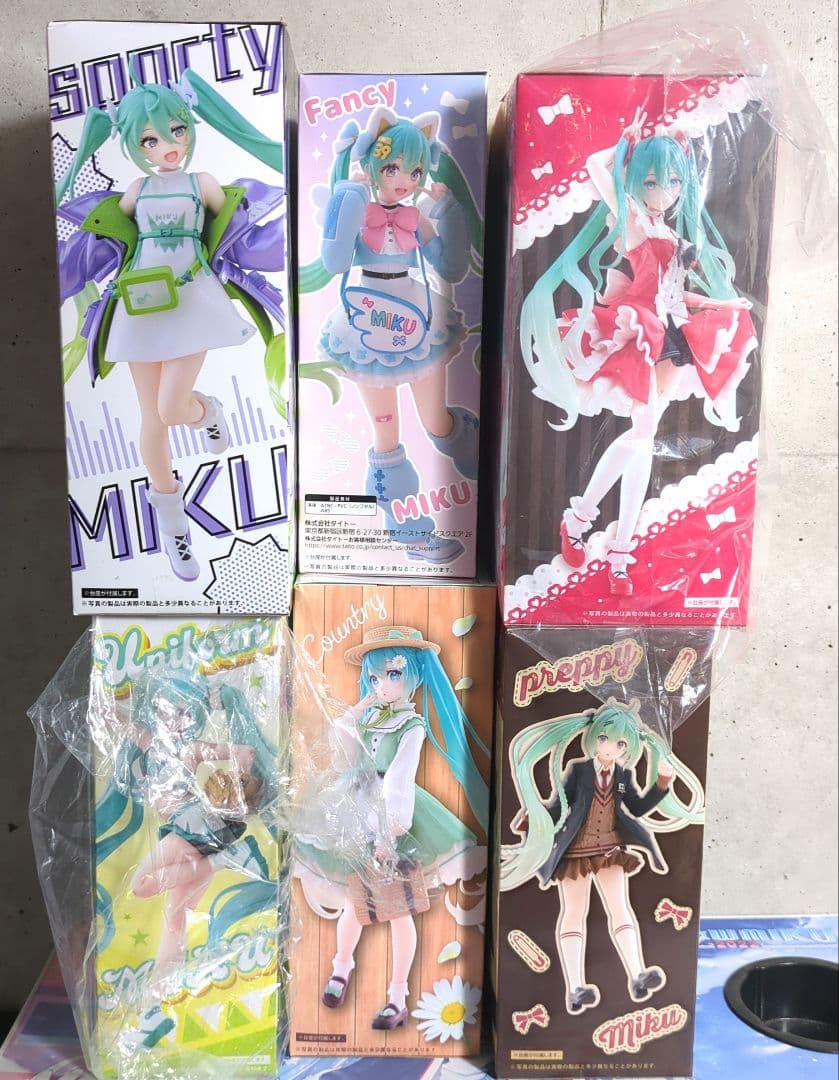 初音ミク Fashionフィギュア 通常＋タイクレ限定 12点セット