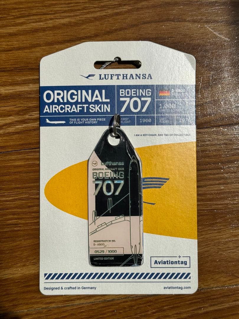 LH ルフトハンザ 航空 Aviationtag B707-430