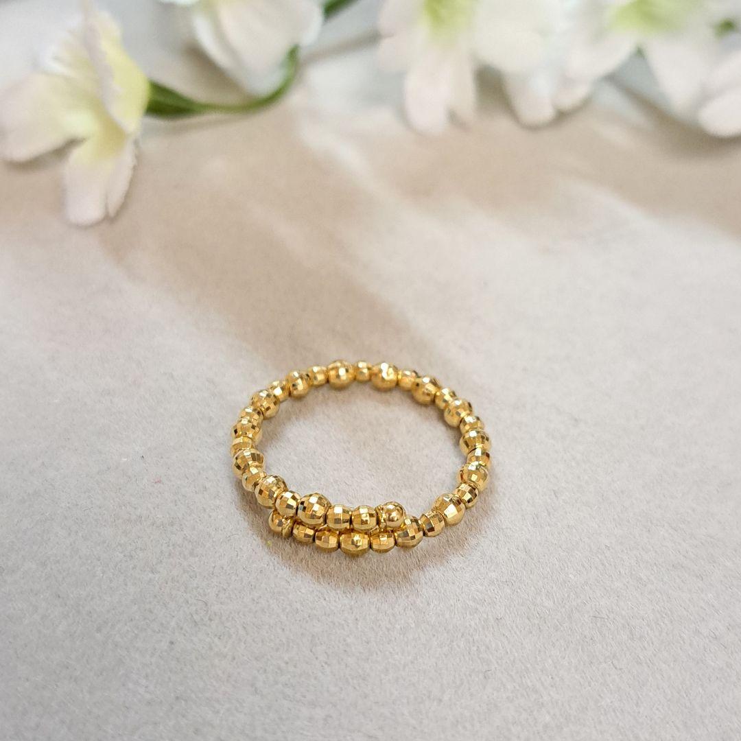 K18 ミラーボール フリーリング