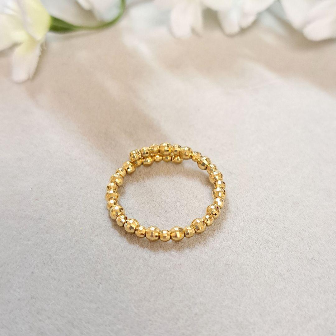 K18 ミラーボール フリーリング