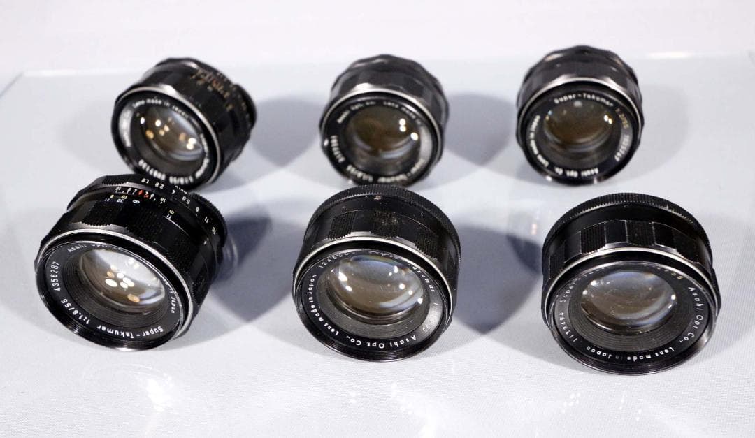 ■PENTAX■オールドレンズ■SUPER TAKUMAR 55mmまとめて6個
