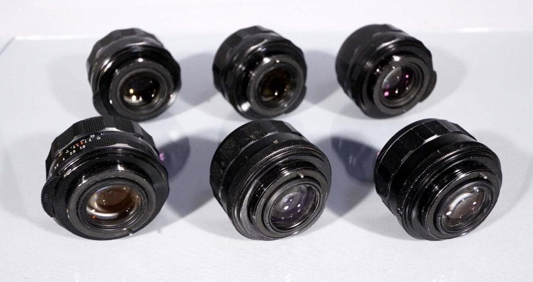 ■PENTAX■オールドレンズ■SUPER TAKUMAR 55mmまとめて6個