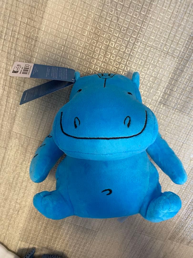 ルーブル美術館　青いカバ　ぬいぐるみ(大サイズ)